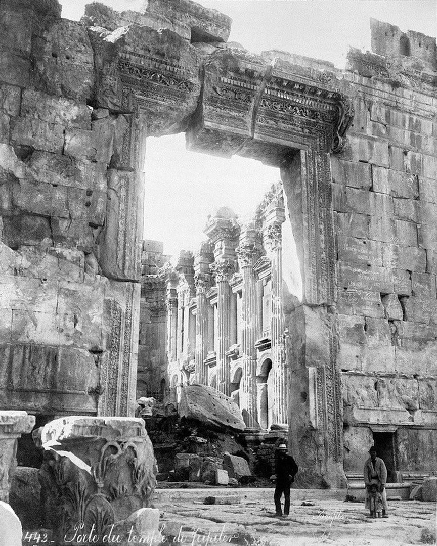 Храм Юпитера, Баальбек, Сирия, 1880-е.